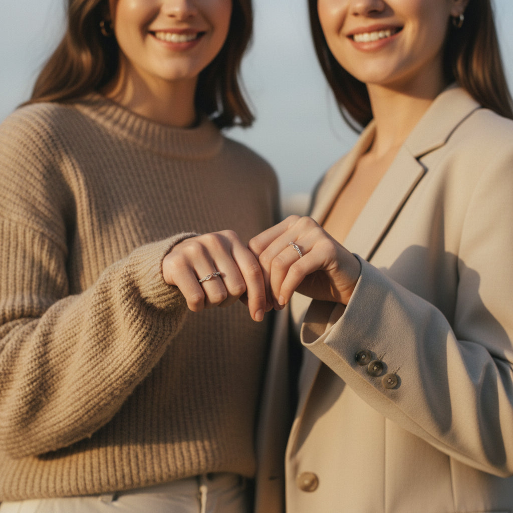 Velera™ Pinky Promise Ring Set